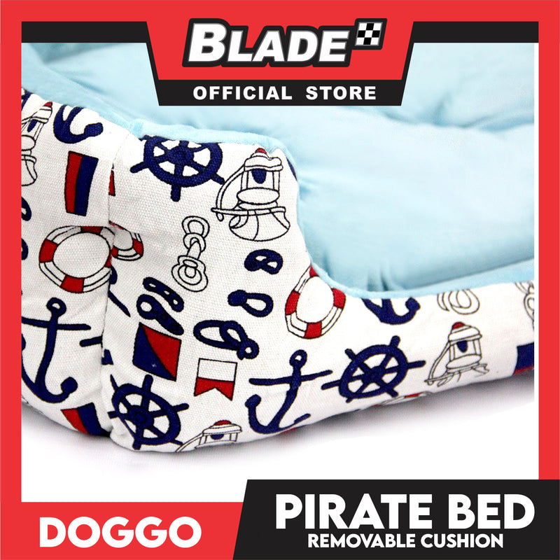 Doggo Pirate Bed (Large) Pet Sleeping Bed Dog Bed Pirate Theme