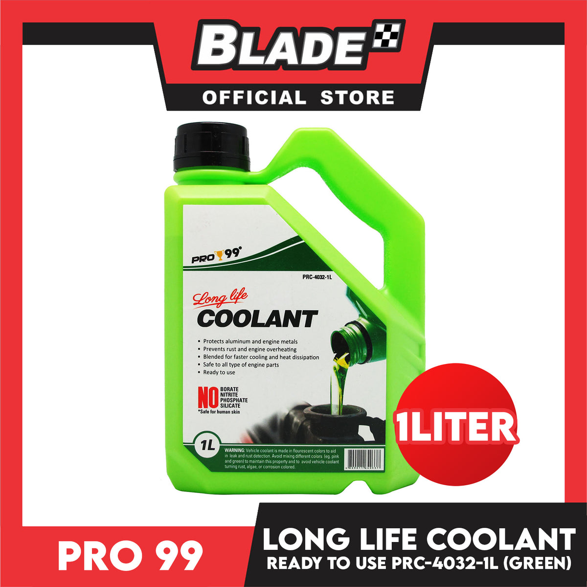 Pro 99 Longlife Coolant 1L Ready-to-use  (Green)