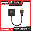 Promate HDMI to VGA Display Adaptor Kit ProLink-H2V (Black) Full HD