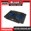 Promate Laptop Cooling Pad with Silent Fan Technology AirBase-1 Specially Design for Gamers