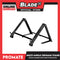 Promate Origami Stand Aluminum Multi-Angle Elevate (Black)