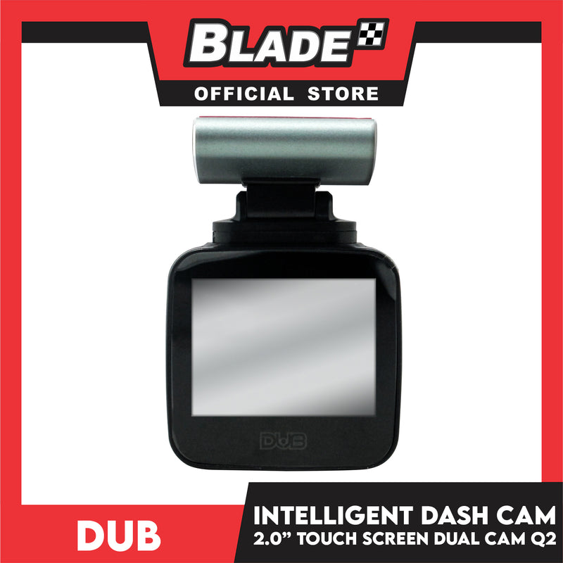 Dub Dash Cam 2.0 Touchscreen Dual Cam Full HD 1080p Q2