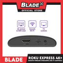 Roku Express 4K+ 2021 Streaming Media Player HD4K/HDR with Smooth Wireless Streaming and Roku Voice Remote with TV Controls, Includes Premium HDMI Cable