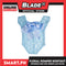 Baby Deep-V Romper Bodysuit with Ribbon Lace (Blue)