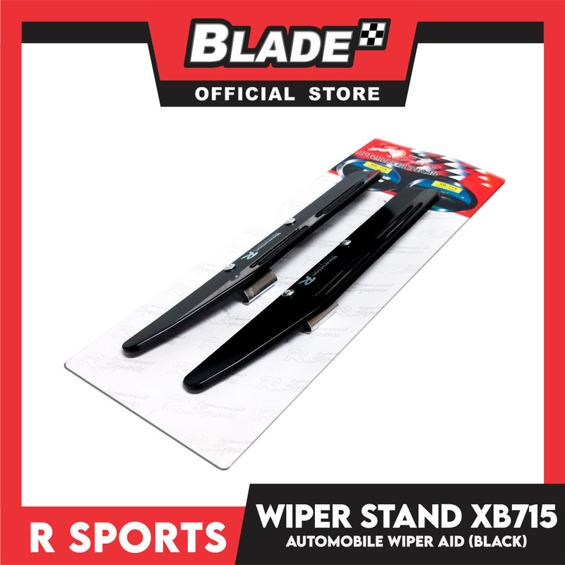 R Sports Wiper Stand XB715 Set of 2 (Black) Auto Wiper Aid