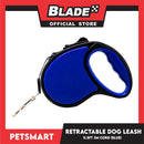 Retractable Dog Leash 11.5ft (3M) Cord with One Button Lock and Release for Up to 25lbs. Dog and Cats