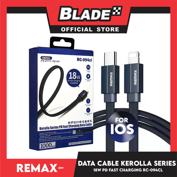 Remax Data Cable Kerolla Series 1000mm RC-094cl Type-C to Lightning (Blue)