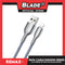 Remax Data Cable Kingpin Series 2.1A 1000mm RC-092i for iPhone (Silver) Compatible with iPhone Xs Max/XR/X/8/8 Plus/7/7+/6/6S Plus/5S/5 & iPad Series