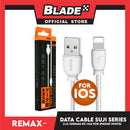 Remax Data Cable SWI Series 2.1A 1000mm RC-134i for iPhone (White) Compatible with iPhone Xs Max/XR/X/8/8 Plus/7/7+/6/6S Plus/5S/5 & iPad Series