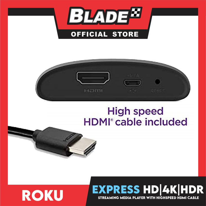 Roku Express HD Streaming Media Player with High Speed HDMI Cable and –