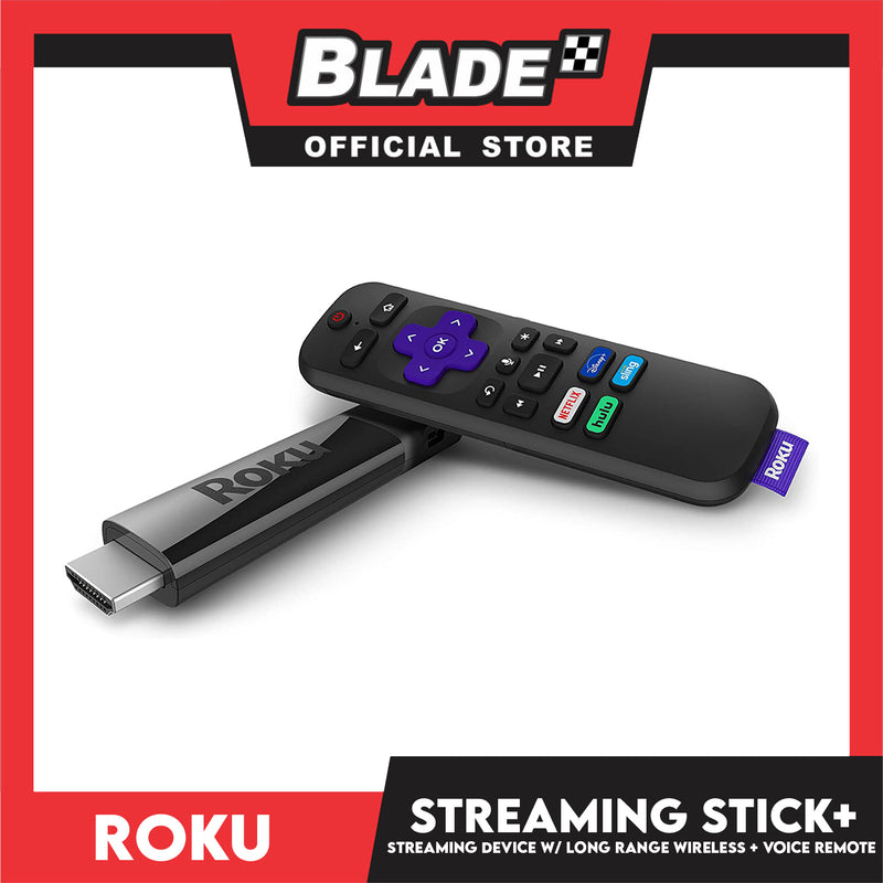 Roku Streaming Stick+ | HD/4K/HDR Streaming Device with Long-range Wireless  and Roku Voice Remote with TV Controls
