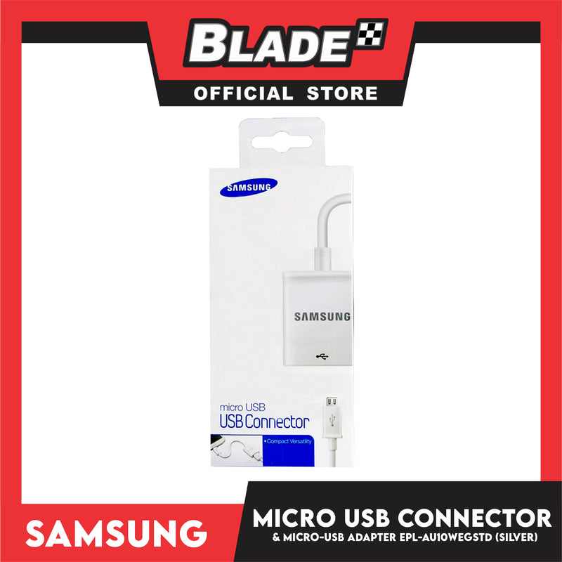 Samsung Micro USB Connector and Adapter USB EPL-AU10WEGSTD (Silver)