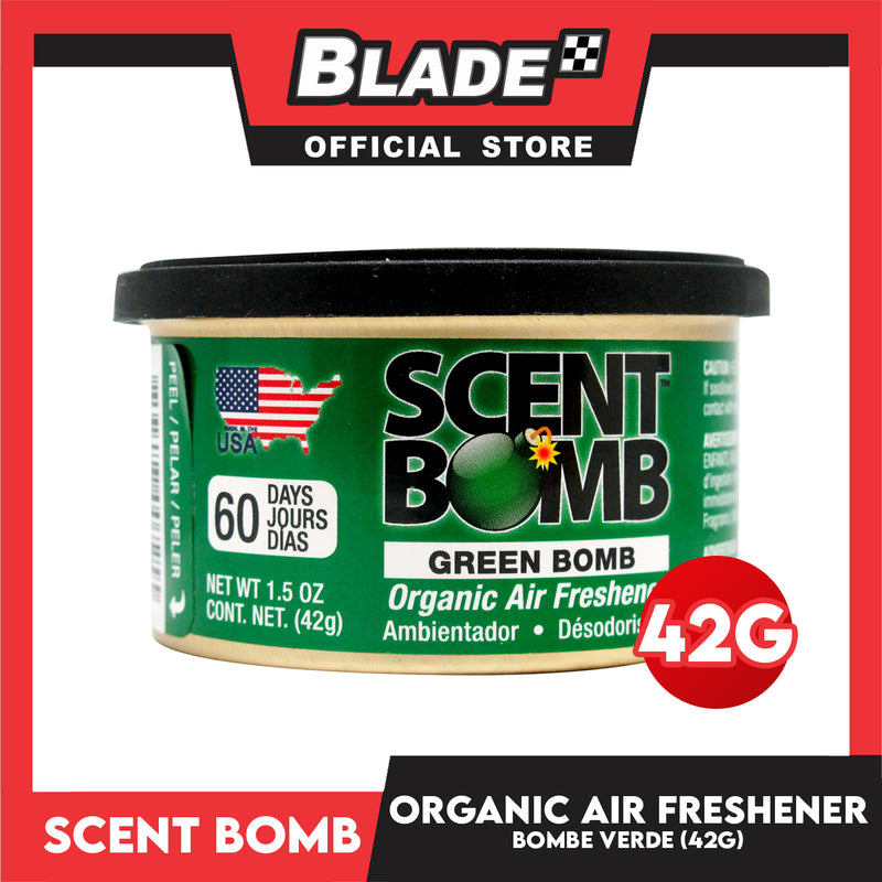 Scent Bomb Organic Air Freshener Green Bomb 42g
