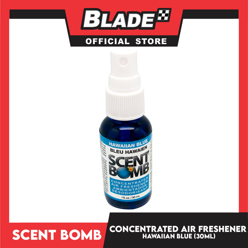 Scent Bomb Concentrated Air Freshener Hawaiian Blue 30mL Spray