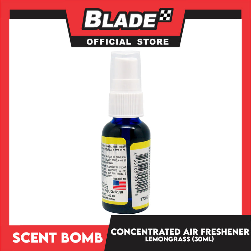 Scent Bomb Concentrated Air Freshener Lemongrass 30ml Spray