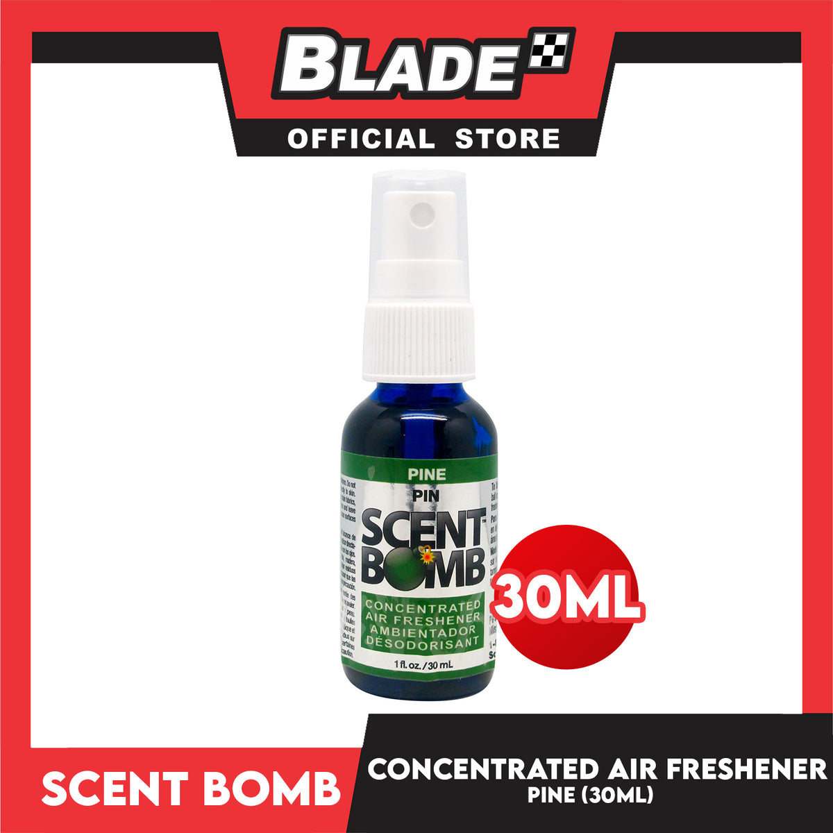 Scent Bomb Concentrated Air Freshener Pine 30mL