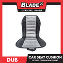 Dub Car Seat Cushion 13F (Black with Gray) Comfortable Backrest Support Universal Sit with Adjustable Hook
