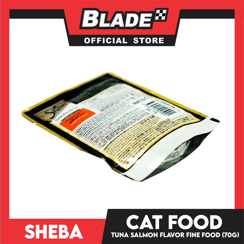 Sheba Tuna and Salmon Flavor 70g Fine Food for Cats