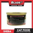 Sheba Succulent Tuna and Salmon in Gravy 85g Grain-Free Cat Wet Food