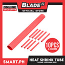 10pcs Heat Shrink Tube Wire Round 4.0x45mm (Red) Insulated Heat Shrink Tubing Cable Wrap