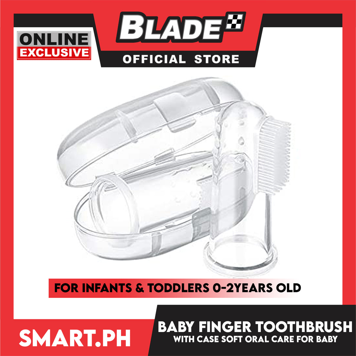 Baby Finger Toothbrush With Case Soft Oral Care For Infant and Toddler, Soft Silicone Baby Toothbrush Finger
