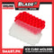 Silicone Ice Cube Ready Stock Ice Tray with Lid 37 Cell Honeycomb Shape Ice Cube Molder (Red)