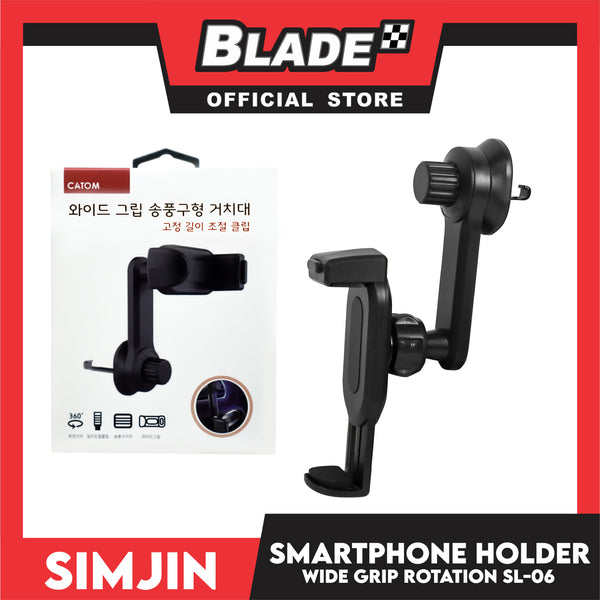 Simjin Smartphone Holder Air Vent Wide Grip Rotation SL-06