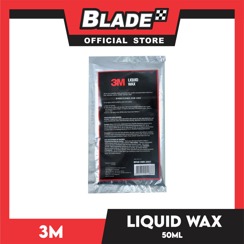 3M Liquid Wax 50mL Sachet (Bundle of 5)