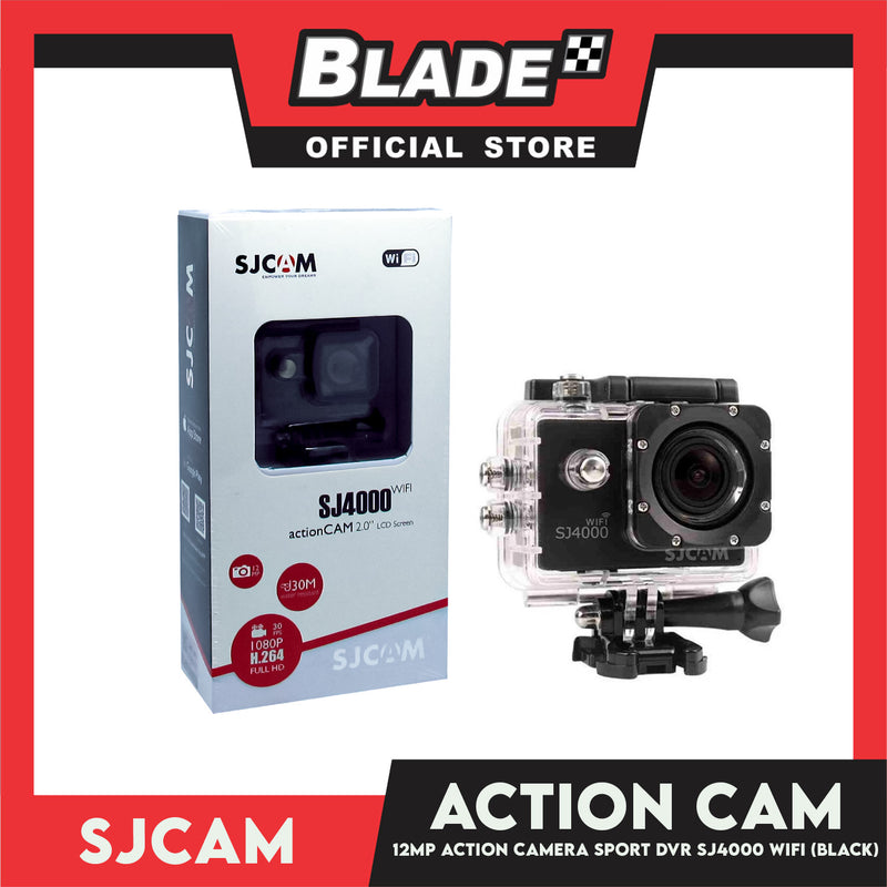 Sjcam SJ4000 WiFi 12 MP Action Camera Sport DVR (Black) – blade.ph