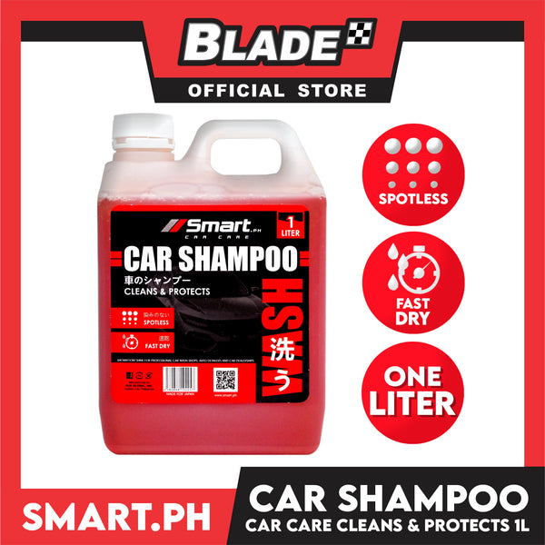 Smart Car Care Car Shampoo 1 Liter Cleans & Protects your Vehicle from Dulls and Contaminants