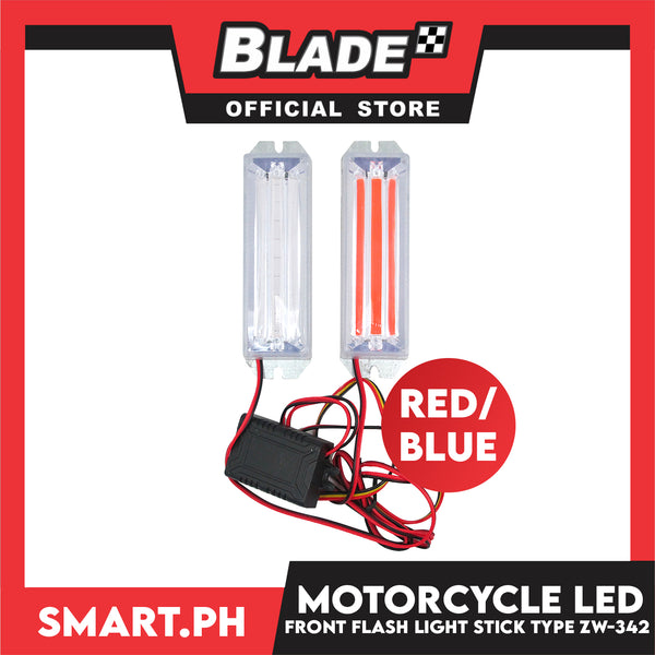Motorcycle Led Opposite Flash Light ZW-342 (Orange/White)