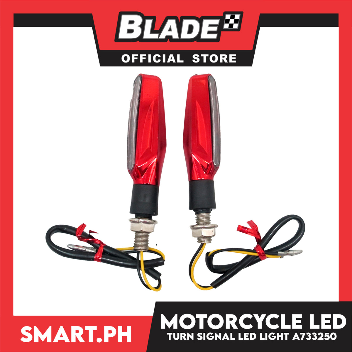 Motorcycle Turn Signal Led Light A733250 (Red)