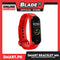 Smart Bracelet M4 Fitness Tracker Smart Watch (Red) Wristband for Health Monitoring