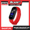 Smart Bracelet M4 Fitness Tracker Smart Watch (Red) Wristband for Health Monitoring