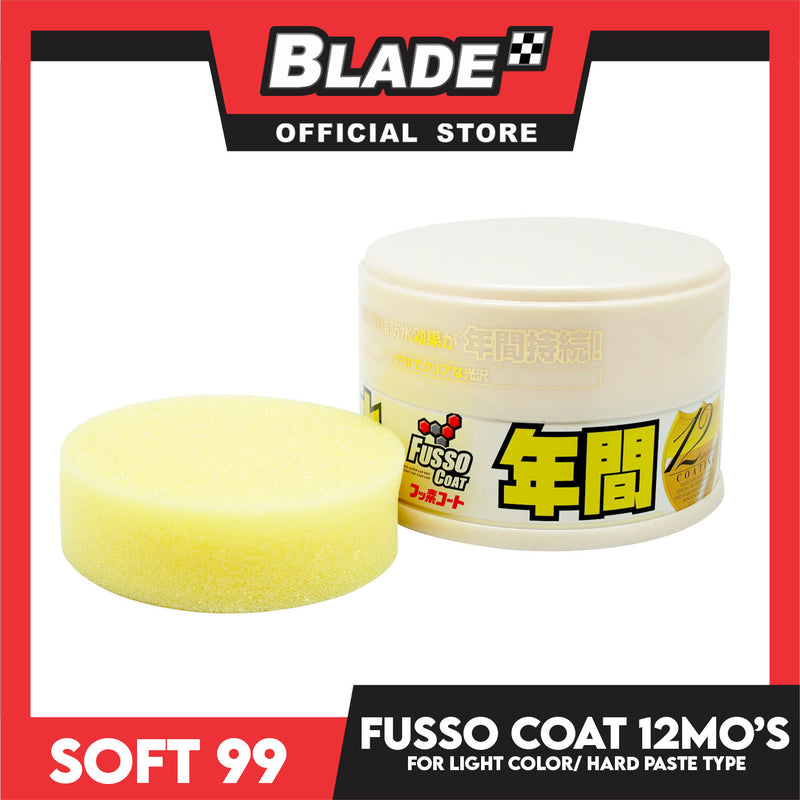 Soft99 Fusso Coat 12 Months Wax 200g (Light Color) Protection Against –