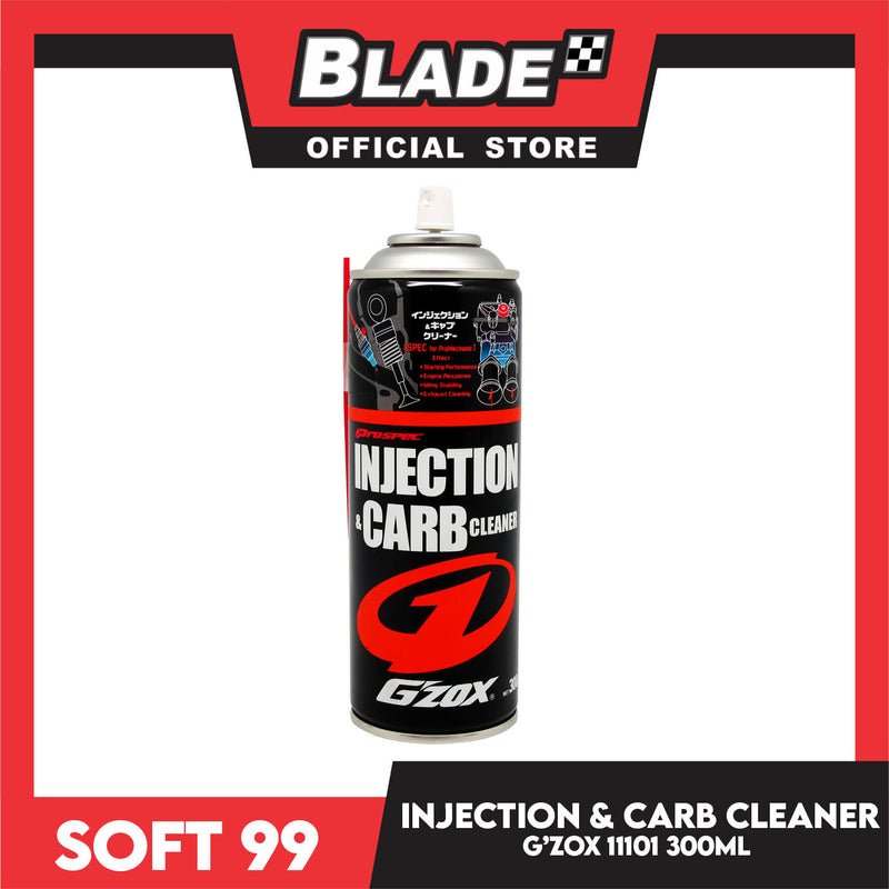 Soft99 G'zox Injection and Carb Cleaner 300ml Removes Dirt And Restores The Engine Power 11101