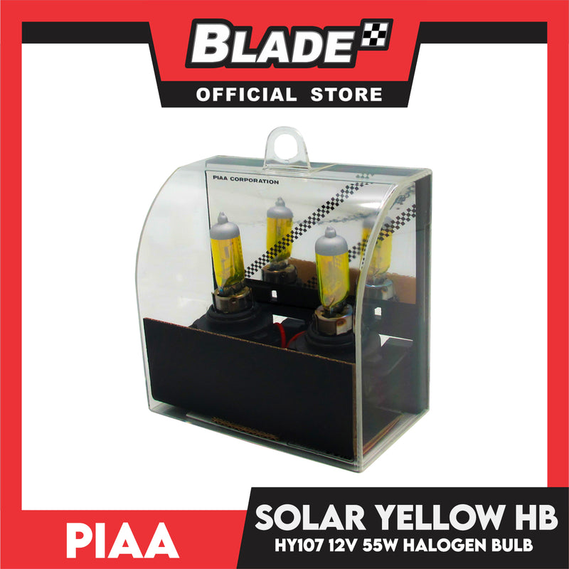 PIAA Solar Yellow HB 2500K 12V 55W Halogen Bulb HY107