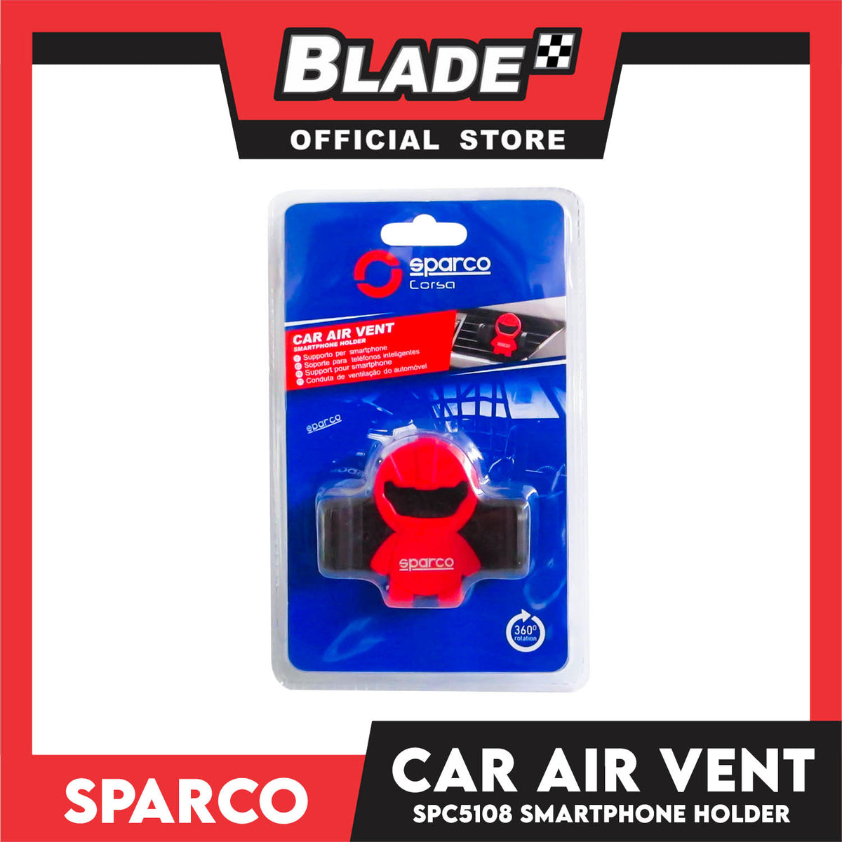 Sparco Corsa Air Vent Smartphone Holder SPC5108