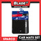 Sparco Car Mats, Floor Mats Set 4pcs 03763BNR (Black)