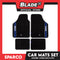 Sparco Car Mats, Floor Mats Set 4pcs 03763BBS (Black/Blue)