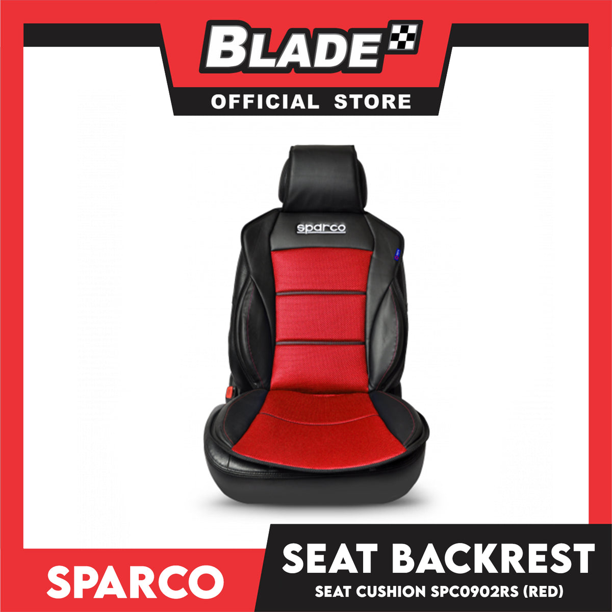 Sparco Racing Backrest SPC0902RS (Black/Red)