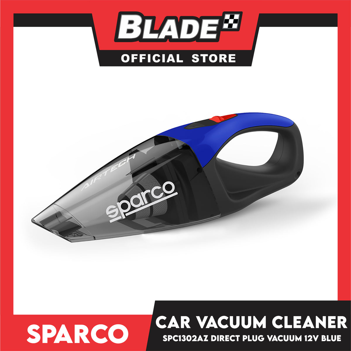 Sparco Car Vacuum Cleaner SPV1302AZ (Blue)