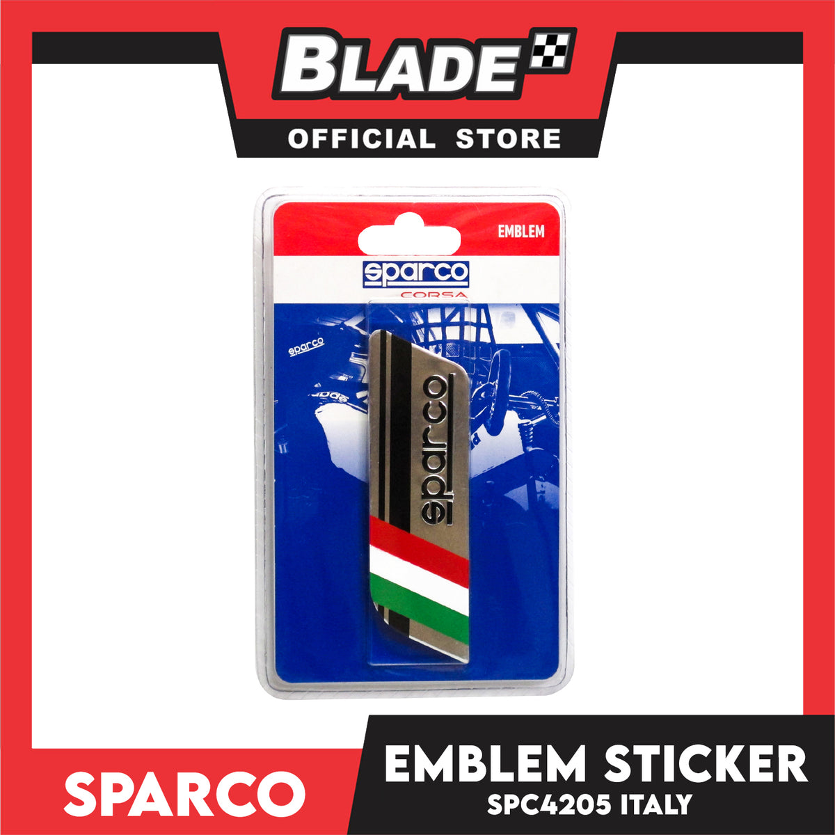 Sparco SPC4205 Corsa Emblem Sticker (Italy)