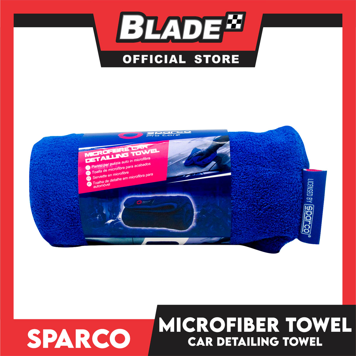 Sparco Pro Care Microfiber Car Detailing Towel SPC100A