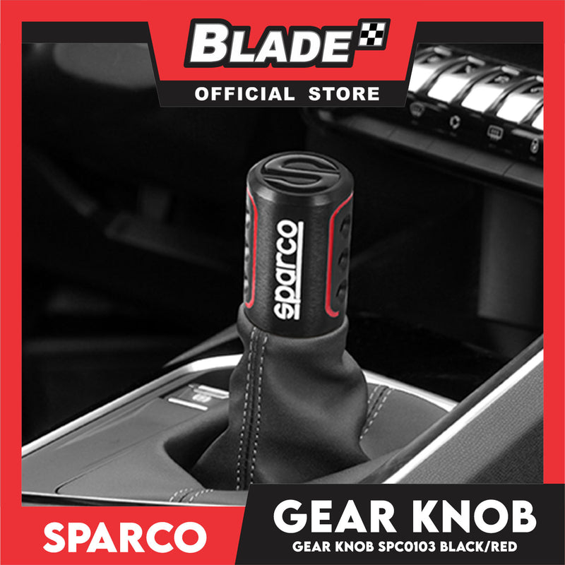 Sparco Gear Knob SPC0103 Black/Red