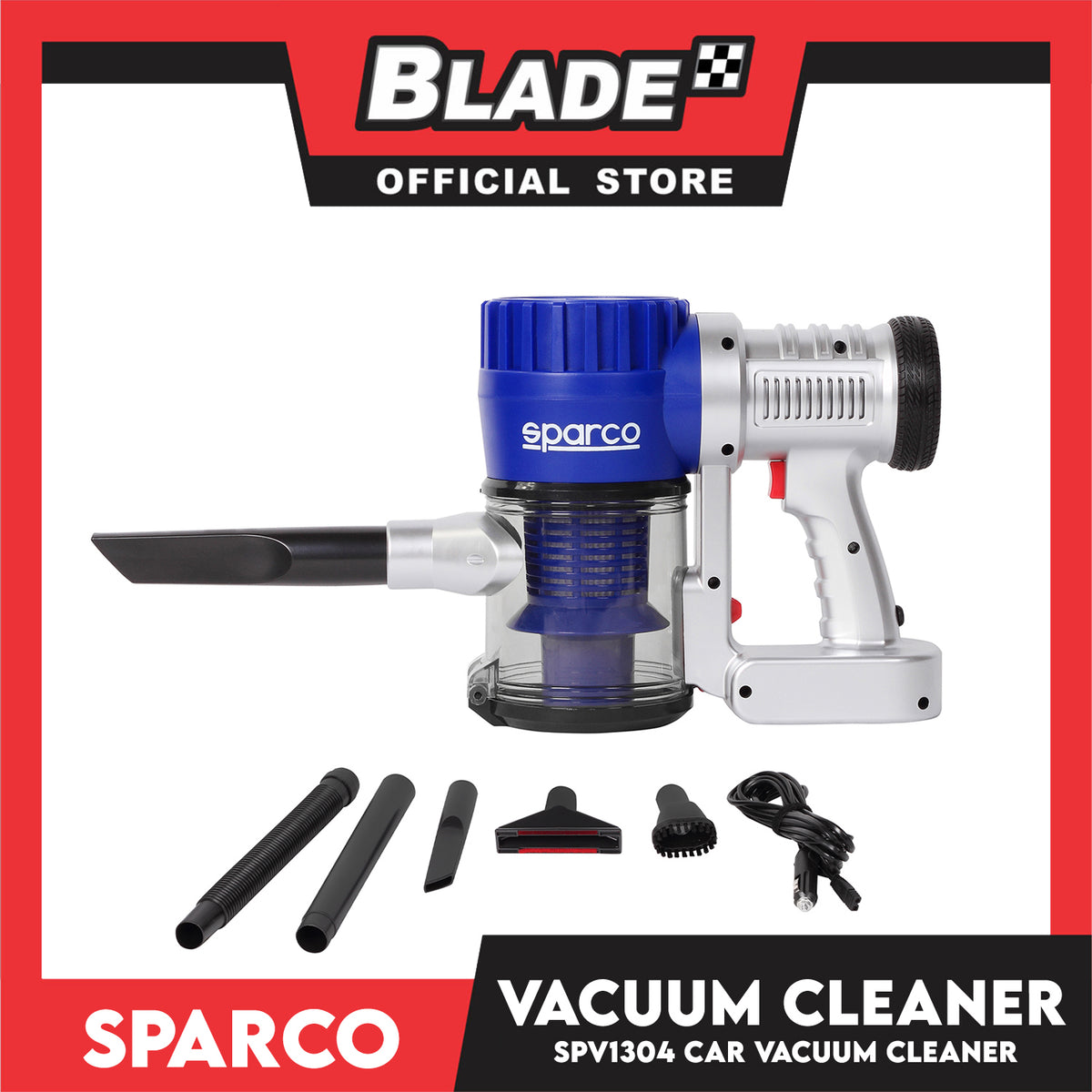 Sparco SPV1304 Car Vacuum Cleaner