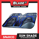 Sparco Car Sunshade Large OPC17170300 140x80cm LxW (Blue)