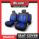 Sparco Seat Covers Sport Line SPC1000PVCAZ (Black/Blue)