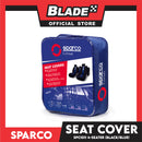 Sparco Seat Cover SPC1011 (Blue/Black) 4-Seater