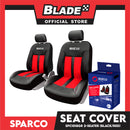 Sparco Seat Cover SPC1018RS (Red/Black)